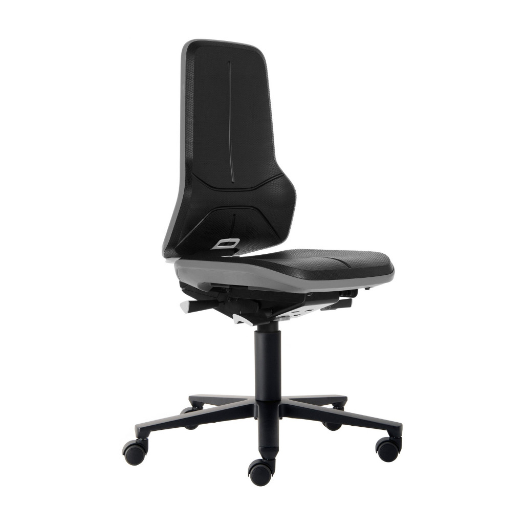 Das Produkt BIMOS Neon 2 Arbeitsstuhl, Synchrontechnik, Ergonomiepaket, Flexband Grau, Integralschaum Polsterelement Schwarz 9573 3278 9588 2000 aus dem Global-dent online shop. 