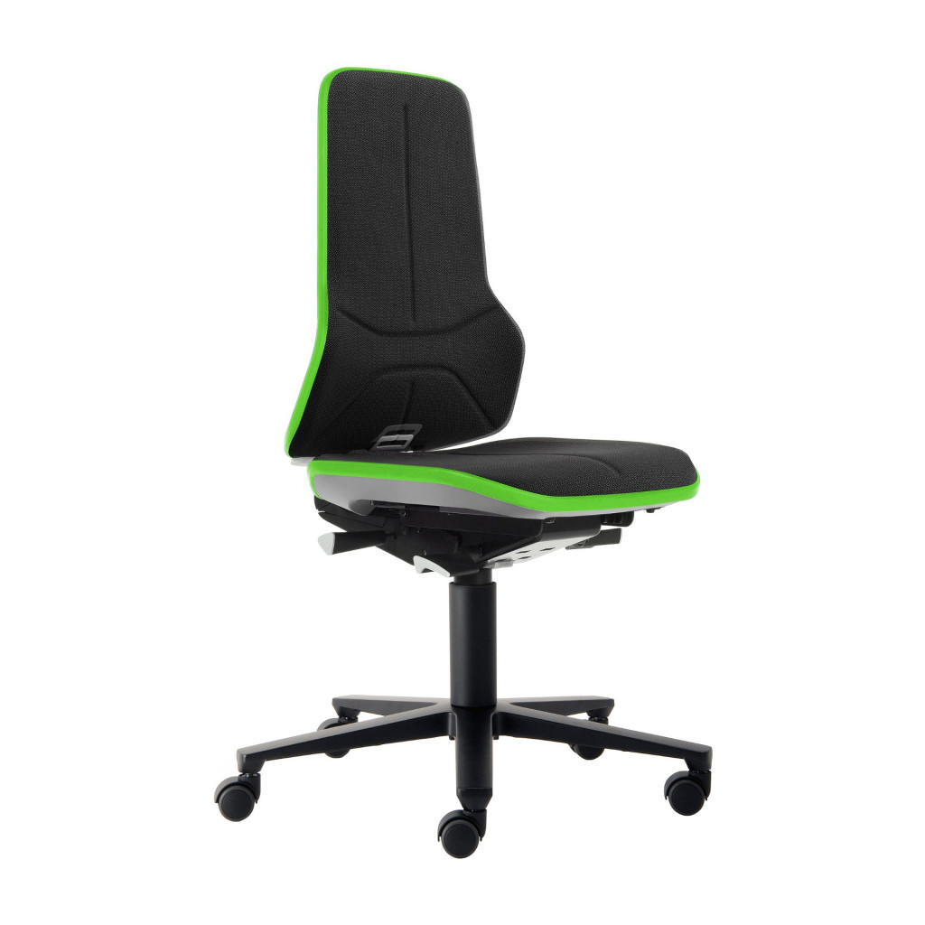Das Produkt BIMOS Neon 2 Arbeitsstuhl, Synchrontechnik, Ergonomiepaket, Flexband Grün, Supertec Polsterelement Schwarz 9573 3280 9588 SP01 aus dem Global-dent online shop. 