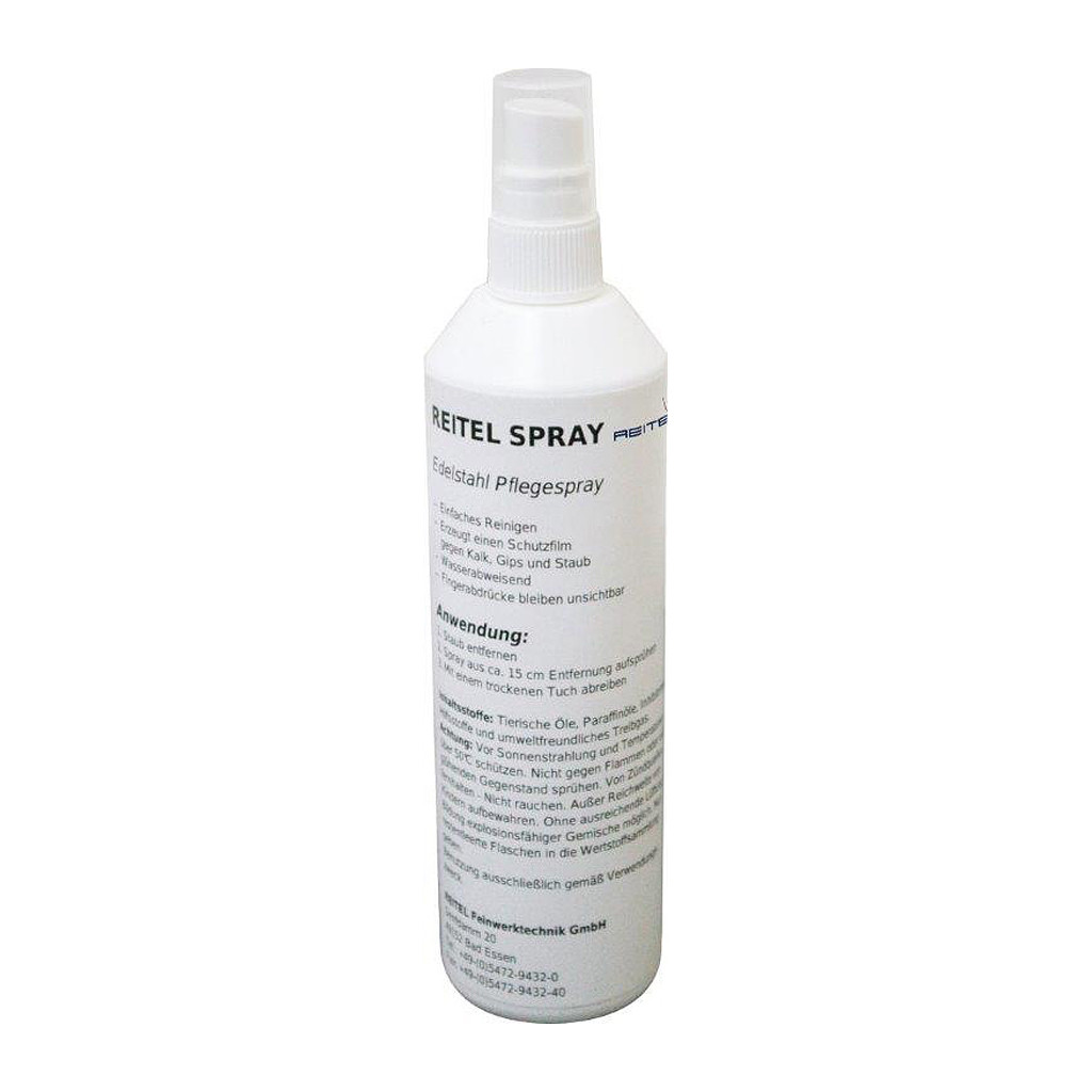 Das Produkt Reitel Edelstahl-Pflegespray, 250ml, 90405000 aus dem Global-dent online shop. 