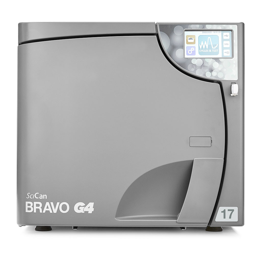 Das Produkt Scican Kammerautoklav BRAVO G4, Kammergröße 17 Liter, G4-Cloud, WLAN aus dem Global-dent online shop. 