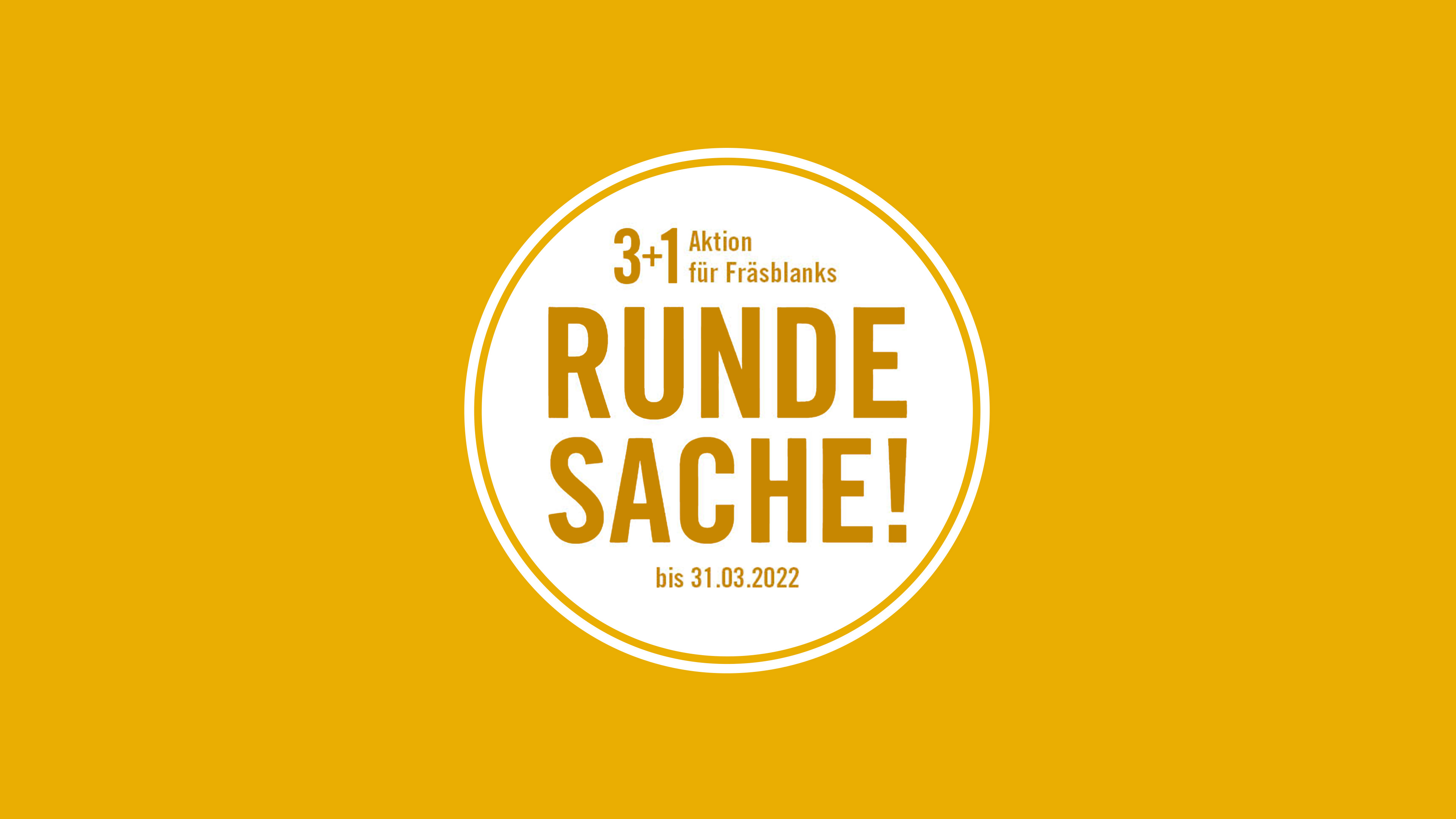 Runde Sache – Profitieren Sie jetzt von unserer 3+1 Winteraktion für Fräsblanks!